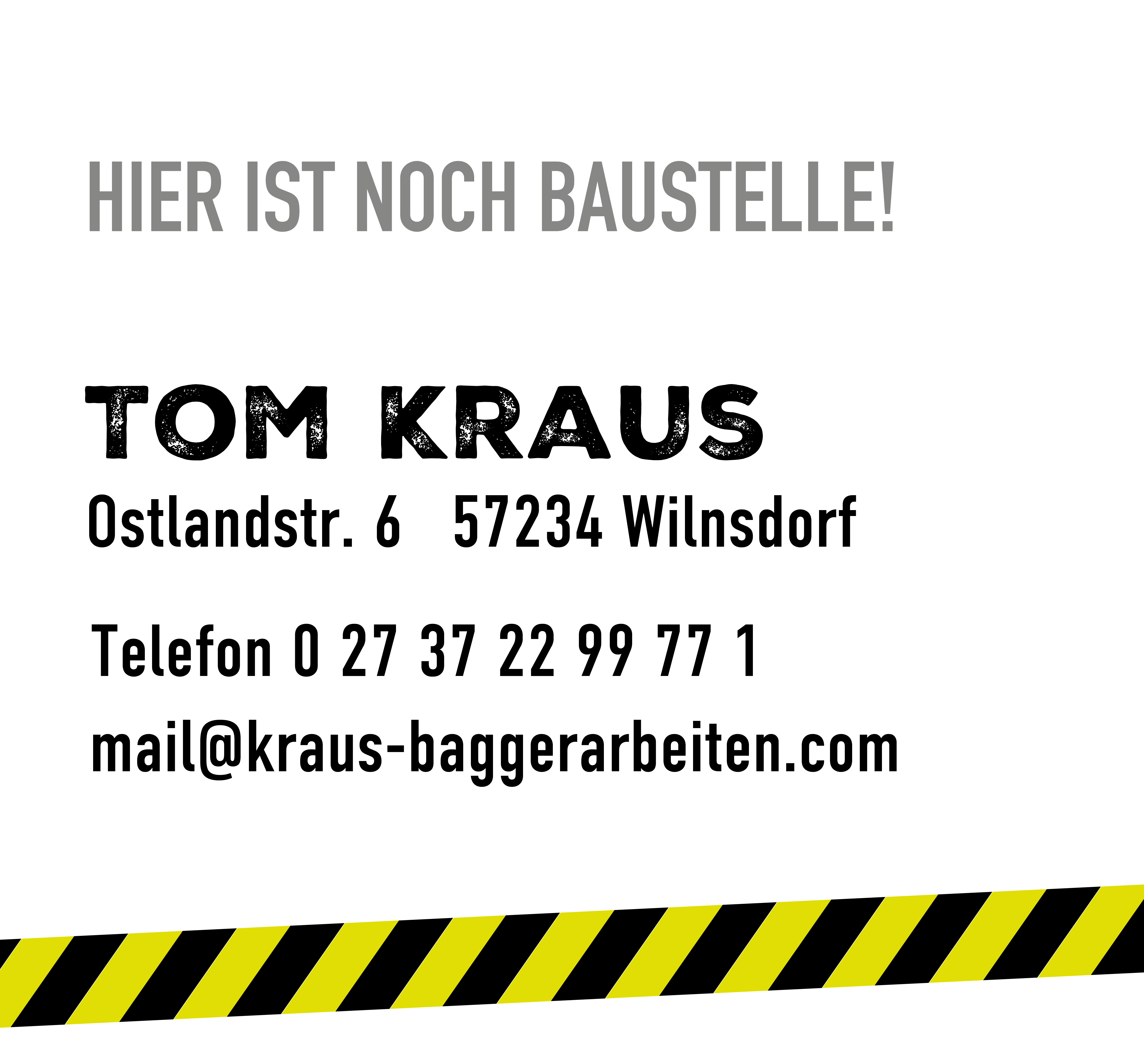 Logo01 Kraus Baggerarbeiten - Erdbewegung, Baggerarbeiten, Mäharbeiten und Galabau in Wilnsdorf, Siegen und Umgebung